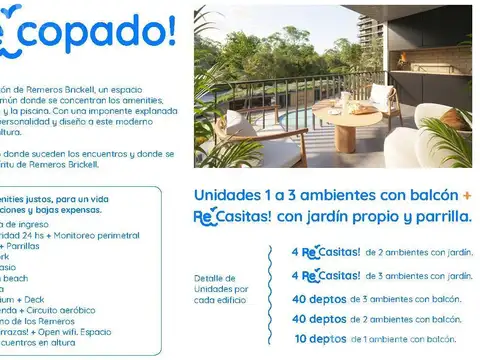 Remeros Brickell - Esquiu  450  8° a 11º