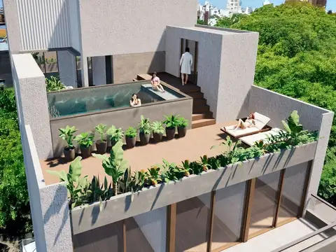 Departamento 2 ambientes con 1 baño