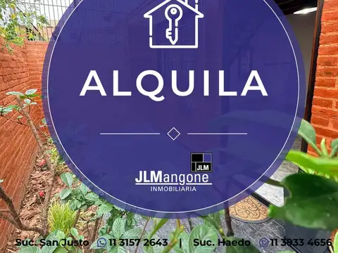 Duplex 2 1/2 ambientes con patio