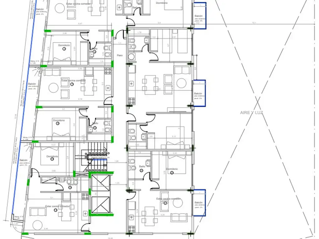 PROYECTO JUAN B. JUSTO de 1 Dormitorios