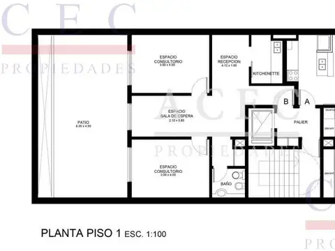 Oficina en Venta en Abasto, USD 135.300