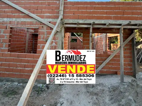 Venta Chalet 3 Ambientes Excelente Ubicación Calle 80 Entre 6 Y 7 Mar Del Tuyu