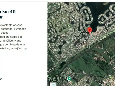 Terreno en Venta en Puertos - Barrio Amarras, USD 75.000