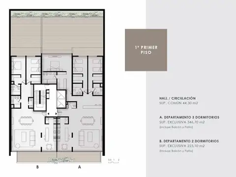 Departamento en Venta de 3 ambientes