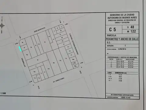 Terreno en Venta en Flores, USD 450.000