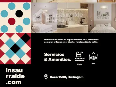 Departamento en Venta de 2 ambientes