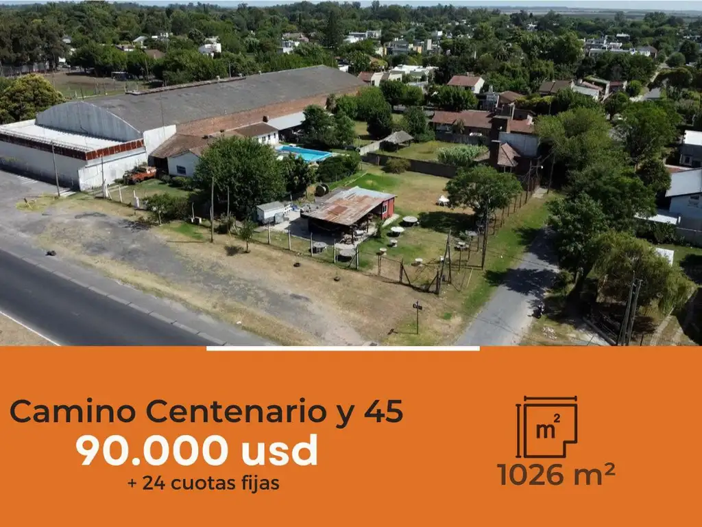 Camino Centenario y 45