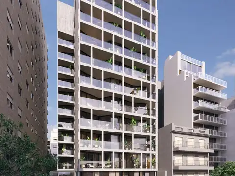 1 ambiente contrafrente con Balcón / Luis Maria Campos 346