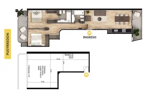Departamento en Venta en Nuestra Señora De Lourdes, Rosario