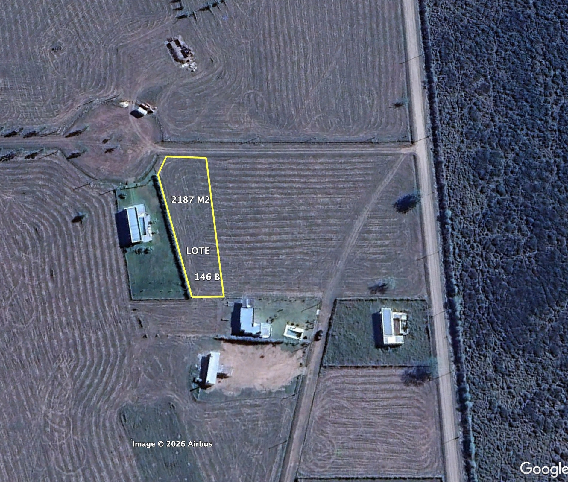 Terreno en Venta de 2187,0 m2