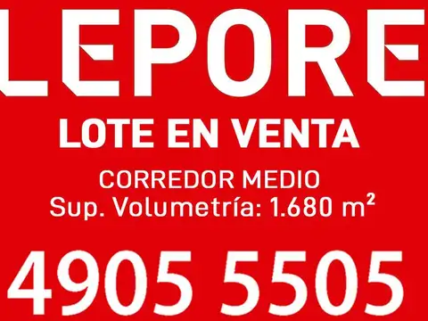Terreno en Venta en Almagro, CABA