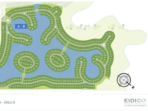 GLM. Venta lote a la laguna Área 8 San Sebastián