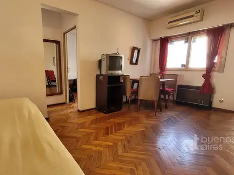 Departamento 2 ambientes con 1 baño