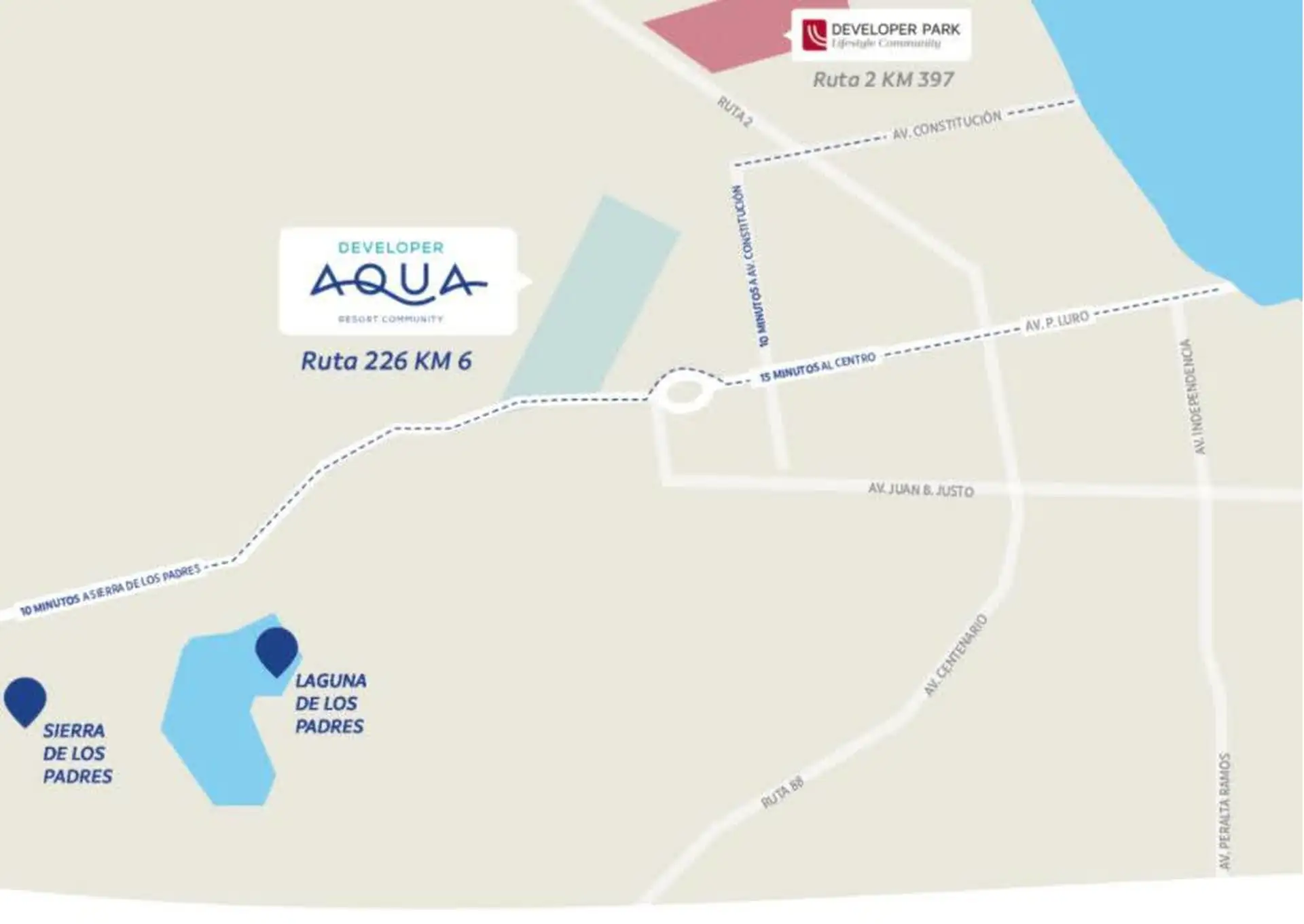 Terreno en Developer Aqua, 750m² en barrio privado