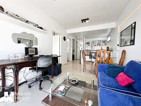 Departamento 2 ambientes con 2 baños