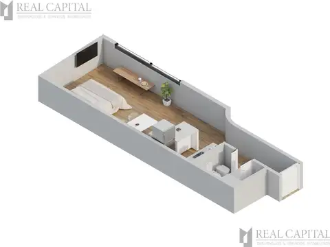 Departamento en Venta en Belgrano C, USD 107.800