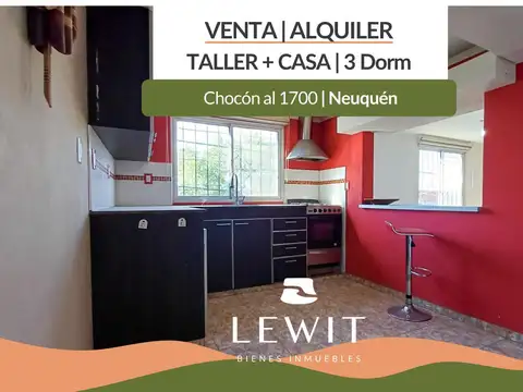 Alquiler Galpón 300m² con Oficina   Casa 3 Dormitorios| Chocón al 1700  Neuquén Capital