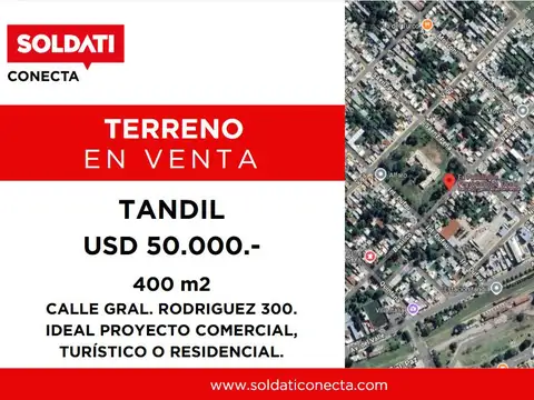 Lote de 400m2 en Venta - Tandil