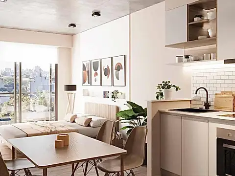 Venta 1 Amb. Terraza  Parrilla. Financiación Directa y Cuotas.