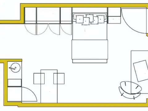 Departamento en Alquiler de Monoambiente