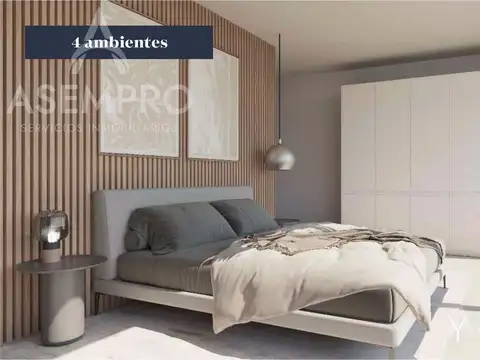 Departamento 4 ambientes con 2 baños