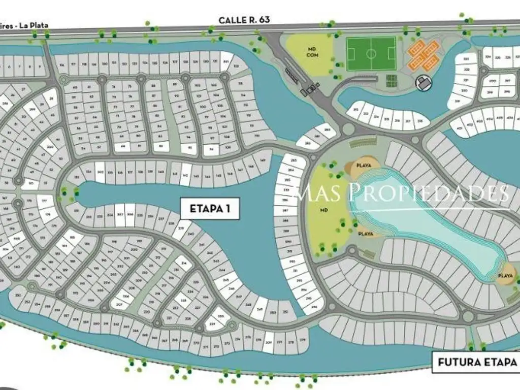 Terreno en Venta en Crystal Lagoons Hudson