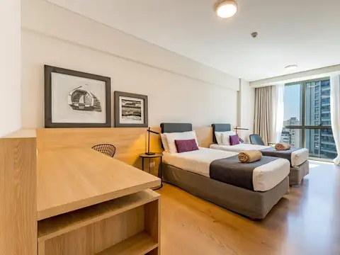 VENTA - Habitación (Monoambiente) en Hotel Dazzler, Alto Buró. Puerto Norte, Rosario.