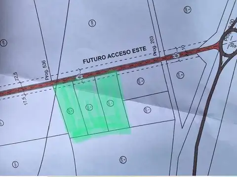 Terreno en Venta 170  mts Fondo