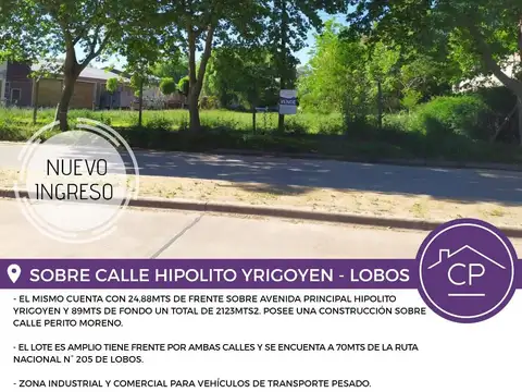 Terreno - Venta - Argentina, Lobos