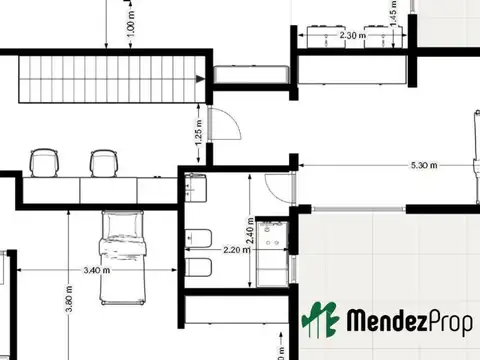 Casa 5 ambientes con 4 baños