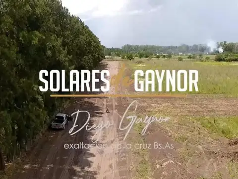 Lote venta Diego Gaynor, pueblo rural