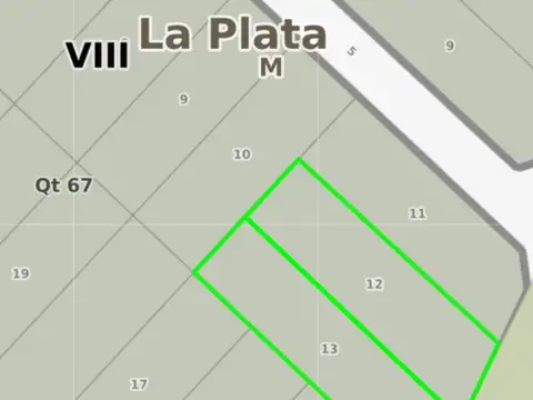 Terreno en Venta en La Plata, USD 60.000