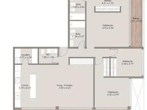Departamento en Venta de 3 dormitorios