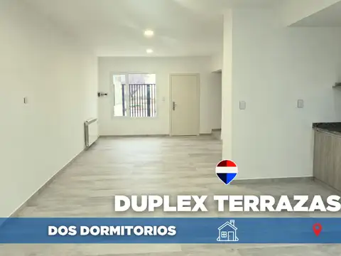 ALQUILER DUPLEX DOS DORMITORIOS EN B TERRAZAS