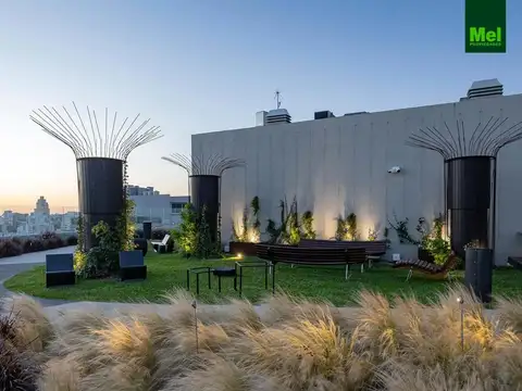 Departamento 2 ambientes con 2 baños