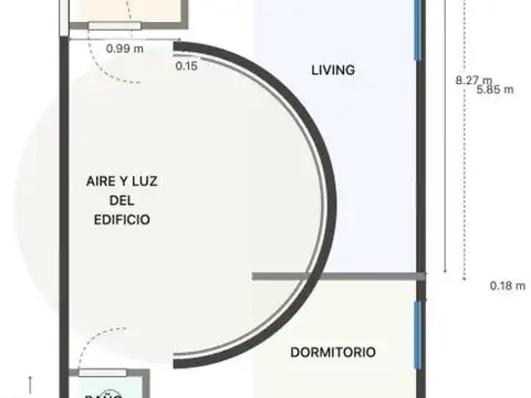 Departamento en Venta de 2 ambientes