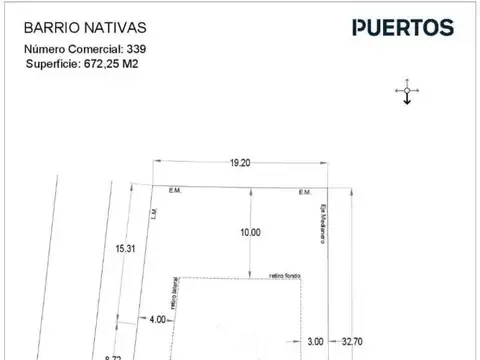 Lote a la venta en Nativas