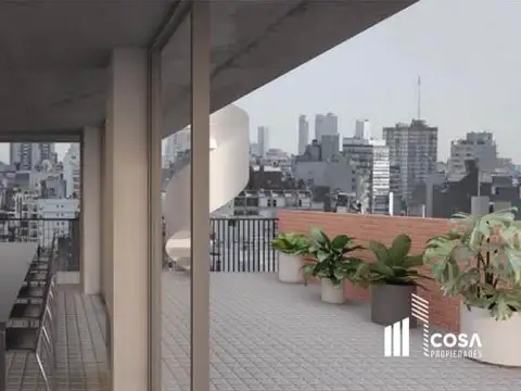 Departamento Monoambiente con 1 baño