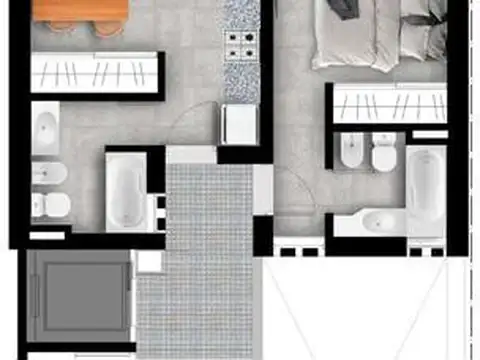 Departamento en Venta de Monoambiente