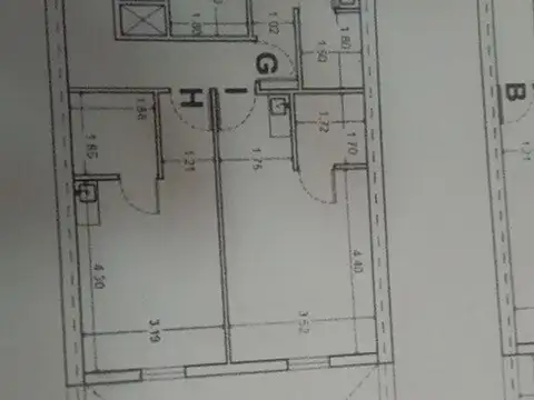 Departamento Monoambiente con 1 baño