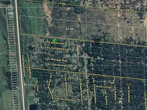 Terreno en Venta 37  mts Fondo