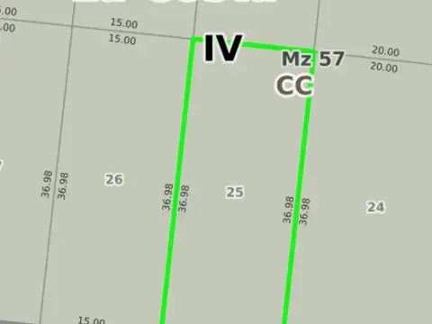 Terreno en Venta de 555,0 m2
