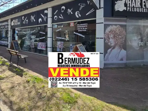 Venta Fondo De Comercio Peluquería y Estética "Hair Evolution" Calle 3 Esquina 75 Mar Del Tuyu