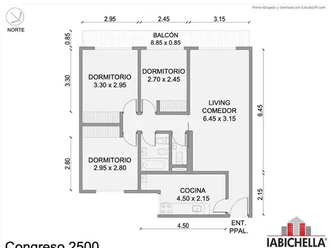 Departamento en Venta en Belgrano, USD 199.000