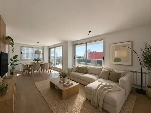 Alquiler - Departamento de tres dormitorios, vista al rio y categoría premium. Refinerias, Rosario.