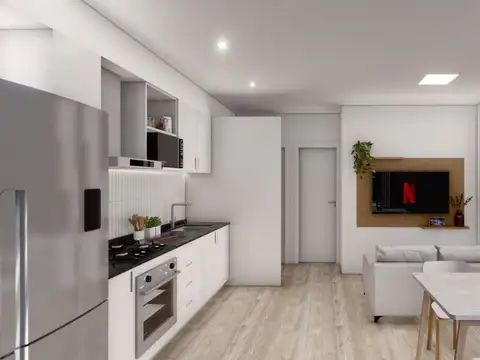 Departamento 2 ambientes con 1 baño