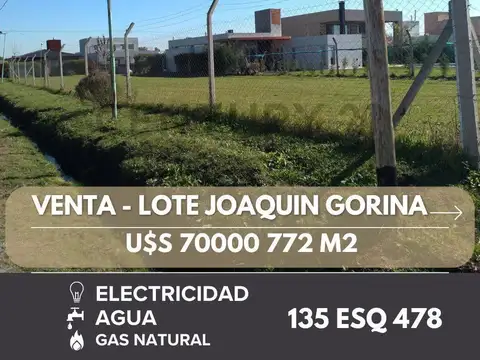 Venta de Lote en Joaquin Gorina, La Plata