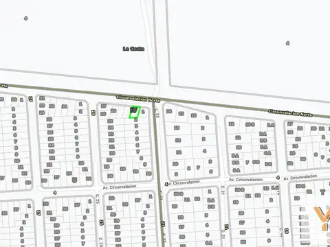 Terreno en Venta 17  mts Fondo
