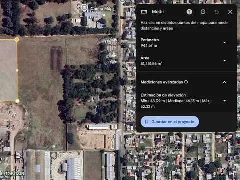 Terreno en Venta de 47000,0 m2