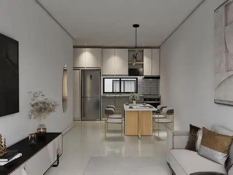 Departamento 2 ambientes con 1 baño